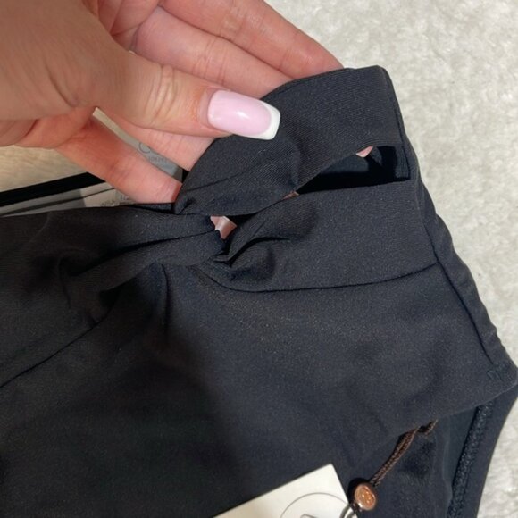 CALIA Women's High Waisted Side Twist Swim Bottoms - Picture 5 of 10